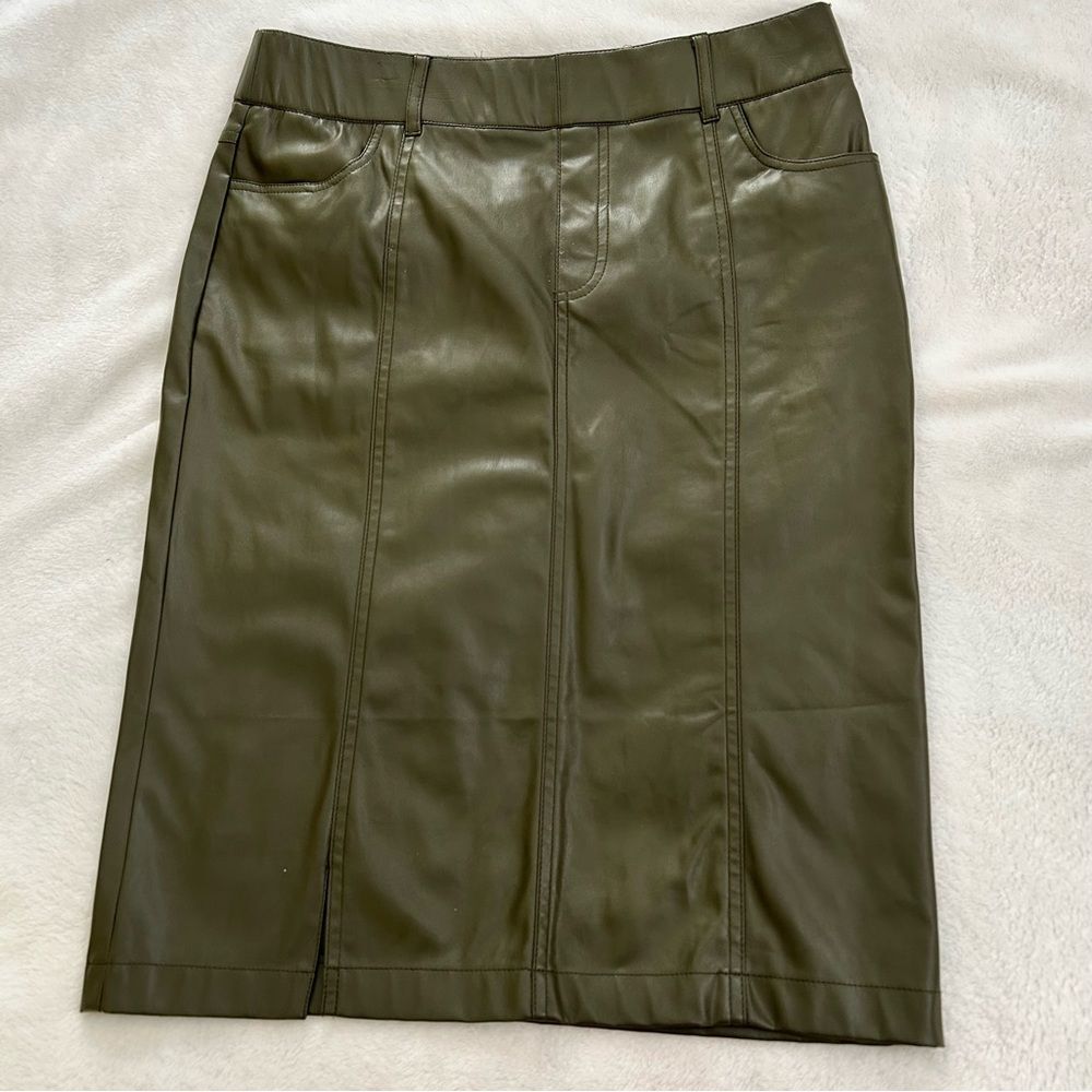 Cato Olive Pencil Skirt